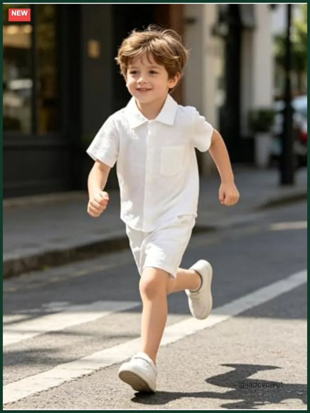 Boys 6-Piece Summer Outfit Sets Button Down Shirts Shorts Kids Vacation